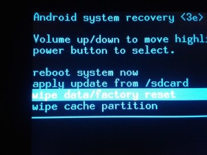 Hard Reset Android!