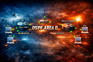 OSPF Multimarca (Cisco y Mikrotik